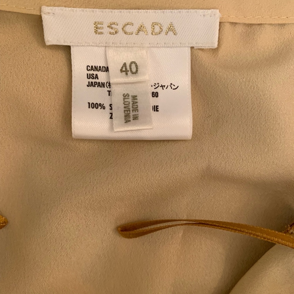 Escada Silk Leopard Print Skirt - Picture 5 of 6